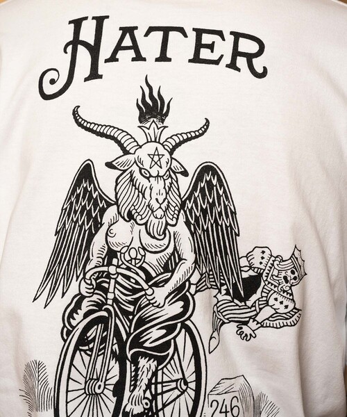Subciety(サブサエティ)の「Hater tee(Tシャツ/カットソー・メンズ・ブラック/ホワイト・SMALL/MEDIUM/LARGE/X-LARGE/XX-LARGE)」の18枚目の写真