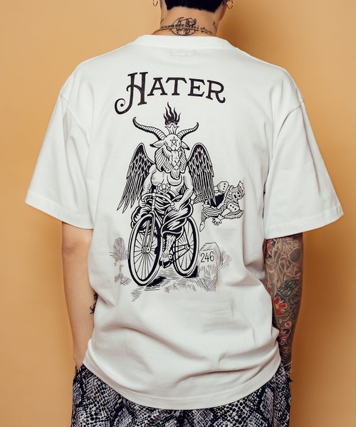 Subciety(サブサエティ)の「Hater tee(Tシャツ/カットソー・メンズ・ブラック/ホワイト・SMALL/MEDIUM/LARGE/X-LARGE/XX-LARGE)」の2枚目の写真