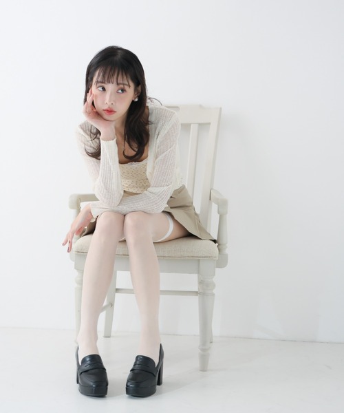 VIVIAN(ヴィヴィアン)の「厚底プラットフォームローファーパンプス ZOZOTOWN+オフィシャルサイト限定商品(パンプス・レディース・ブラウン/ブラック・M/S/L)」の7枚目の写真