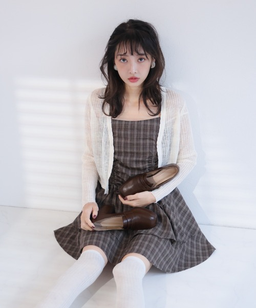 VIVIAN(ヴィヴィアン)の「厚底プラットフォームローファーパンプス ZOZOTOWN+オフィシャルサイト限定商品(パンプス・レディース・ブラウン/ブラック・M/S/L)」の14枚目の写真