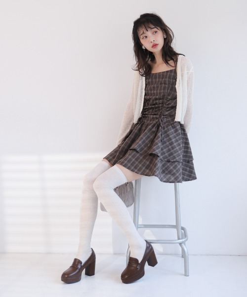 VIVIAN(ヴィヴィアン)の「厚底プラットフォームローファーパンプス ZOZOTOWN+オフィシャルサイト限定商品(パンプス・レディース・ブラウン/ブラック・M/S/L)」の16枚目の写真