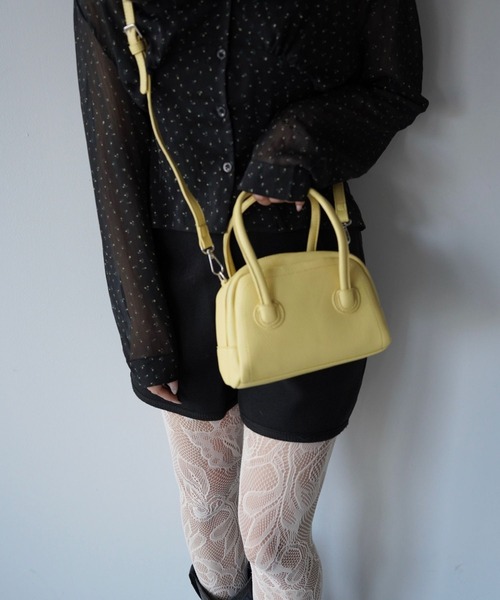 SANSeLF（サンセルフ）の「【SANSeLF】2WAYコンパクトハンドバッグ saa26s002（ハンドバッグ・レディース・イエロー/ホワイト/ブラック・FREE）」の10枚目の写真