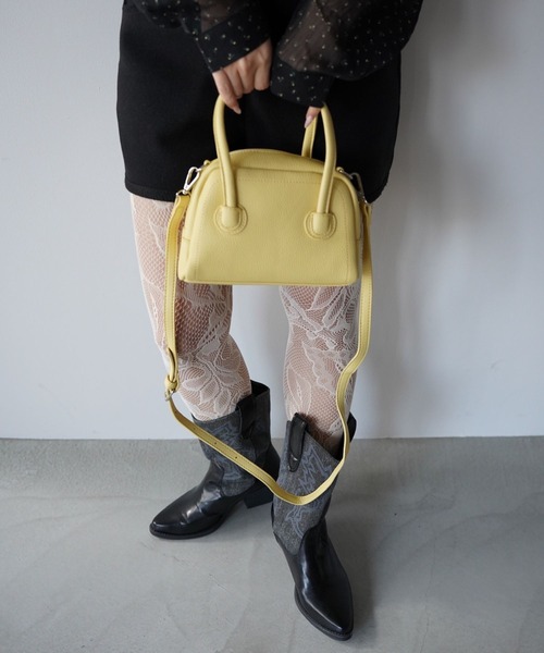 SANSeLF（サンセルフ）の「【SANSeLF】2WAYコンパクトハンドバッグ saa26s002（ハンドバッグ・レディース・イエロー/ホワイト/ブラック・FREE）」の11枚目の写真