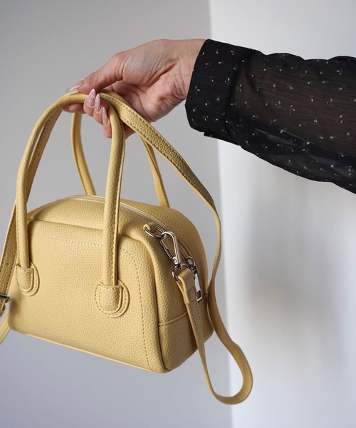 SANSeLF（サンセルフ）の「【SANSeLF】2WAYコンパクトハンドバッグ saa26s002（ハンドバッグ・レディース・イエロー/ホワイト/ブラック・FREE）」の6枚目の写真