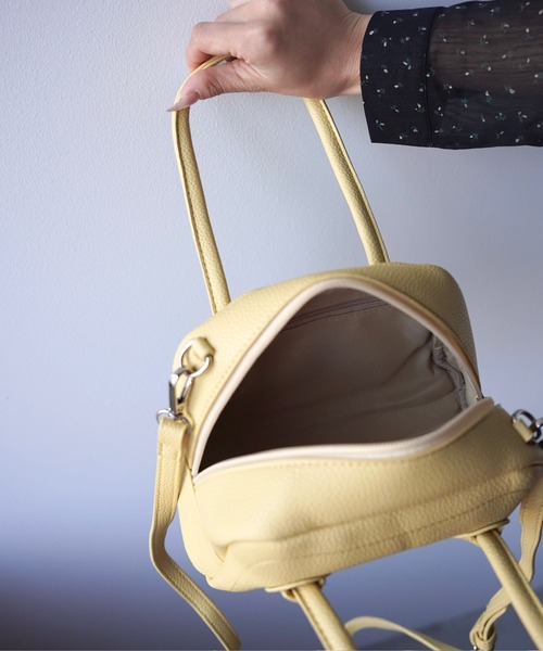 SANSeLF（サンセルフ）の「【SANSeLF】2WAYコンパクトハンドバッグ saa26s002（ハンドバッグ・レディース・イエロー/ホワイト/ブラック・FREE）」の8枚目の写真