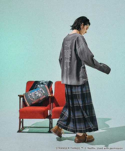 STRANGER THINGS】コラボ スプレーアソートロングTシャツ（Tシャツ