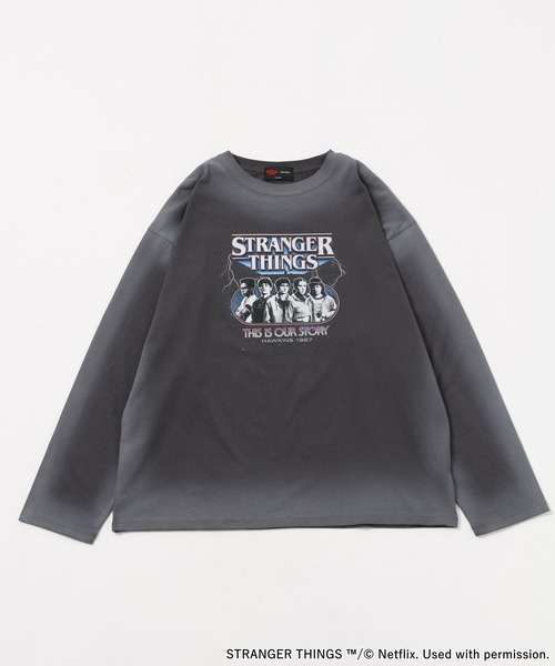niko and …. 【STRANGER THINGS】ロングTシャツL STRANGER THINGS】コラボ スプレーアソートロングTシャツ（Tシャツ