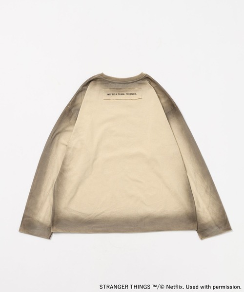 STRANGER THINGS】コラボ スプレーアソートロングTシャツ（Tシャツ