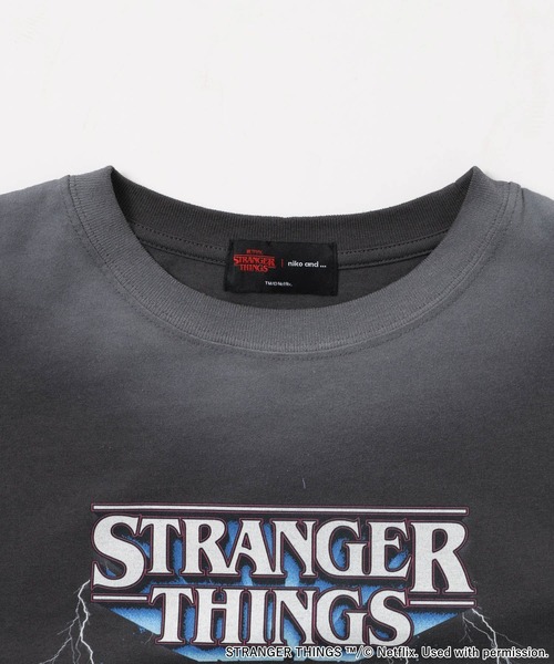 STRANGER THINGS】コラボ スプレーアソートロングTシャツ（Tシャツ