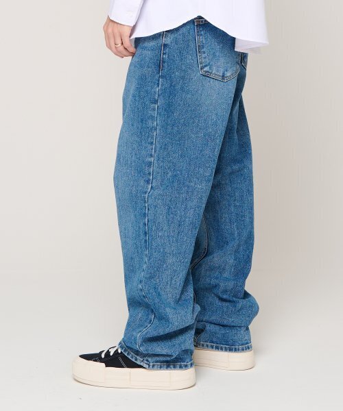 CARGOBROS(カーゴブロス)の「セミワイドデニムパンツ(濃紺)(デニムパンツ・メンズ・その他・S/M/L)」の4枚目の写真