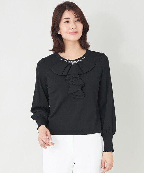TO BE CHIC｜トゥー ビー シックのニット/セーター（ブラック/黒色系