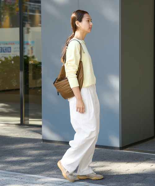 FRAMeWORK(フレームワーク)の「≪新色 / 追加≫コットンイージータックバレルパンツ(その他パンツ・レディース・ホワイト/バーガンディー/ネイビー・36/38/40)」の20枚目の写真