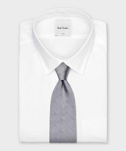 Paul Smith（ポールスミス）の「“Rabbit Silhouette” タイ【250127 552MJ】（ネクタイ・メンズ・サックスブルー/ブルーグリーン/シルバーグレー・FREE）」の5枚目の写真