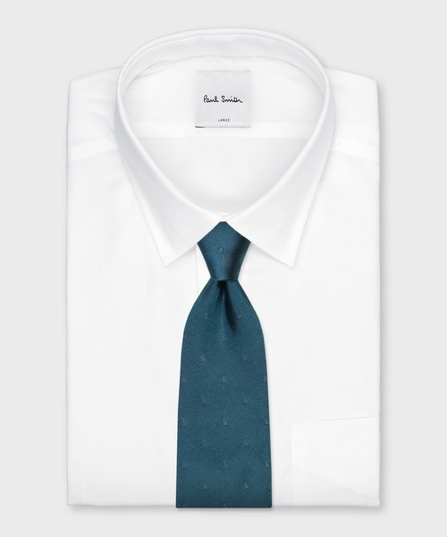 Paul Smith（ポールスミス）の「“Rabbit Silhouette” タイ【250127 552MJ】（ネクタイ・メンズ・サックスブルー/ブルーグリーン/シルバーグレー・FREE）」の9枚目の写真