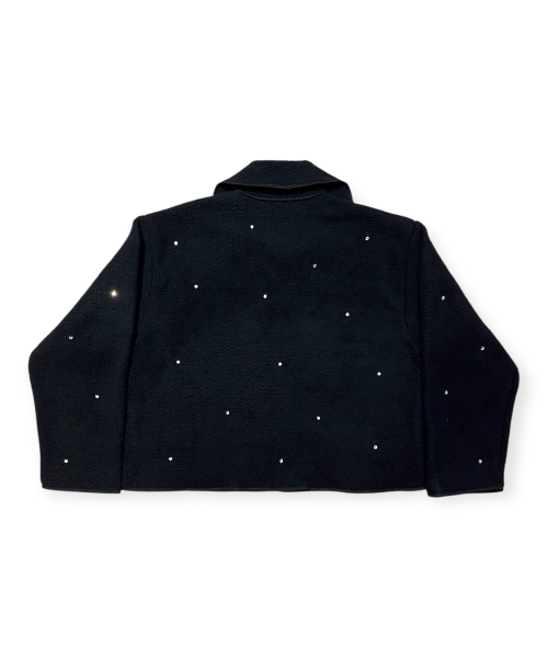 BORN SLIPPY(ボーンスリッピー)の「Soft Crystal Stud Fleece Jacket (Black)(その他アウター・レディース・その他・FREE)」の4枚目の写真