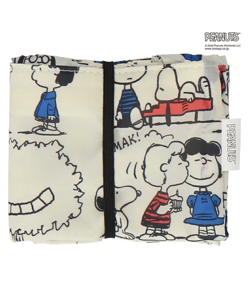 PEANUTS(ピーナッツ)の「折りたたみバッグ(エコバッグ/サブバッグ・レディース・グレー/アイボリー/カーキ・FREE)」の7枚目の写真