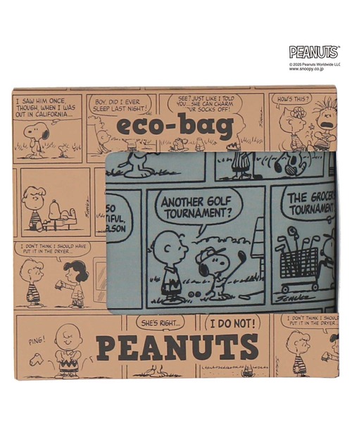 PEANUTS(ピーナッツ)の「折りたたみバッグ(エコバッグ/サブバッグ・レディース・グレー/アイボリー/カーキ・FREE)」の20枚目の写真