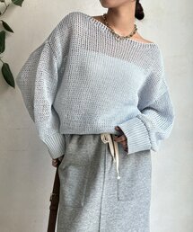 DouDou | コットンローゲージプルオーバー(ニット/セーター)
