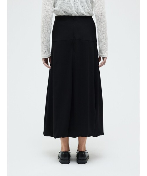 mizuiroind（ミズイロインド）の「mizuiro ind ジョーゼットバルーンロングスカート（スカート・レディース・ブラック/グレー/ネイビー・FREE）」の15枚目の写真