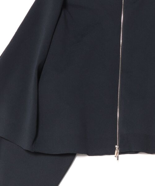 coca(coca)(コカ)の「ニットブルゾン | セレモニー オフィス ママスーツ 卒業式(ブルゾン・レディース・ネイビー/ベージュ・M/L)」の19枚目の写真