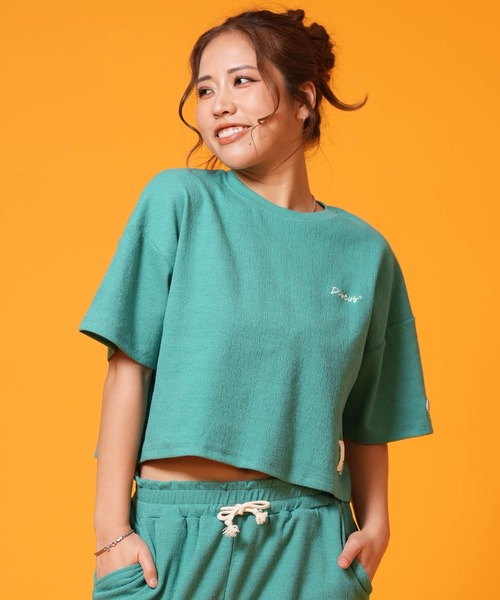 DISCUS ATHLETIC(ディスカス アスレチック)の「DISCUS ATHLETIC/ディスカスアスレチック レディース Tシャツ 6287-9601(Tシャツ/カットソー・レディース・ミント/ライトグレー/ブラック・M/L)」の1枚目の写真