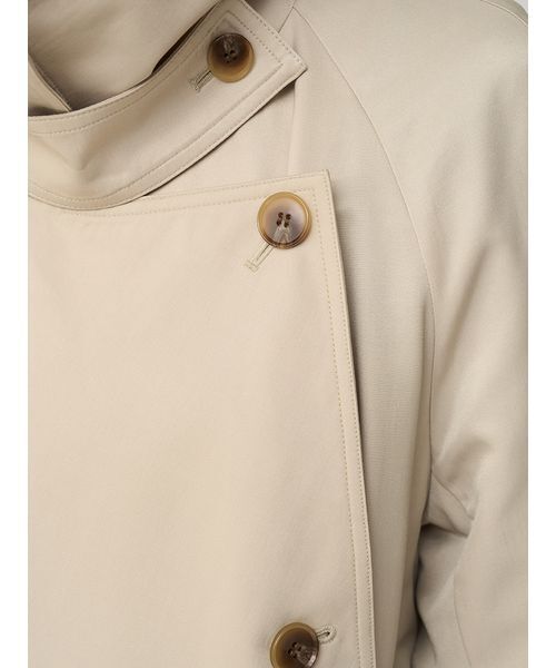 SNIDEL（スナイデル）の「Sustainableストールグロストレンチ（トレンチコート・レディース・ベージュ/アイボリー/カーキ・F）」の12枚目の写真