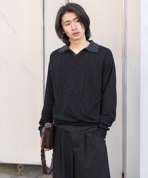 セール】Slub skipper LS T-shirt / スラブスキッパーロングスリーブT