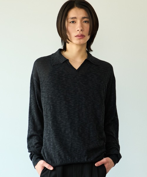 SINSS（シンス）の「Slub skipper LS T-shirt / スラブスキッパー