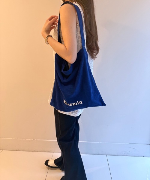 RHEEMIN(リーミン)の「SUEDE LETTER BAG(ショルダーバッグ・レディース・マスタード/コバルトブルー/ブラウン・FREE)」の18枚目の写真