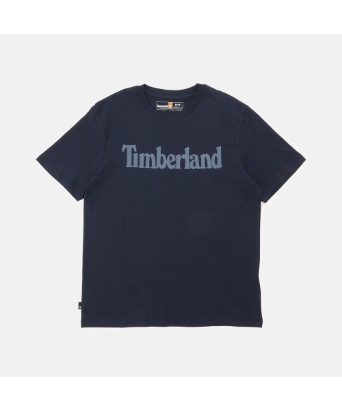 Timberland(ティンバーランド)の「半袖 ワードマーク ロゴ Tシャツ メンズ(Tシャツ/カットソー・メンズ・ダークインディゴブルー・SMALL/MEDIUM/LARGE/X-LARGE/XX-LARGE)」の1枚目の写真