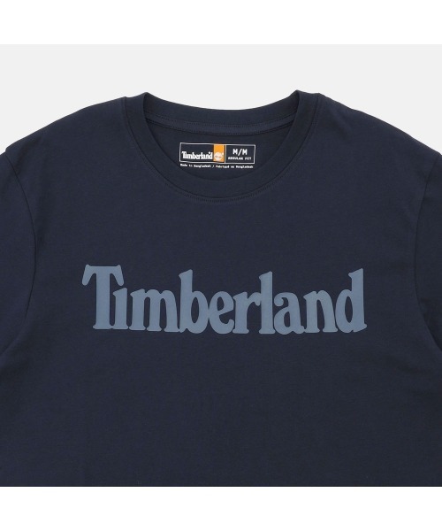 Timberland(ティンバーランド)の「半袖 ワードマーク ロゴ Tシャツ メンズ(Tシャツ/カットソー・メンズ・ダークインディゴブルー・SMALL/MEDIUM/LARGE/X-LARGE/XX-LARGE)」の3枚目の写真