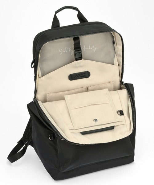 W&.Day/Night(ダブルアンド デイナイト)の「リュックサック ポッケス ハグリュック3 25L B4サイズ 15.6インチPC サコッシュ付属 20213(バックパック/リュック・レディース・ダークグレー/ブラック・FREE)」の20枚目の写真