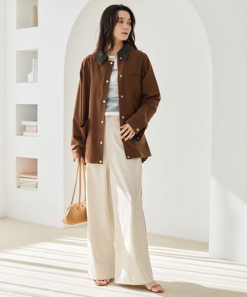 BARNYARDSTORM（バンヤードストーム）の「BARNYARDSTORM / ADDCULUMN(アドカラム)別注 / ボストンS（ハンドバッグ・レディース・ライトブラウン/ブラック/ピンク・FREE）」の9枚目の写真