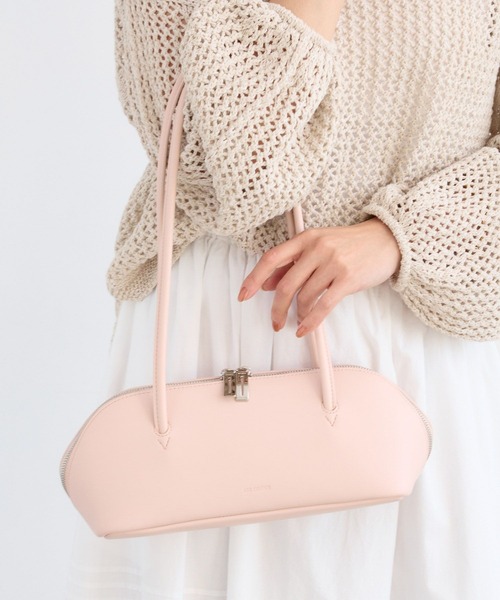 BARNYARDSTORM（バンヤードストーム）の「BARNYARDSTORM / ADDCULUMN(アドカラム)別注 / ボストンS（ハンドバッグ・レディース・ライトブラウン/ブラック/ピンク・FREE）」の21枚目の写真