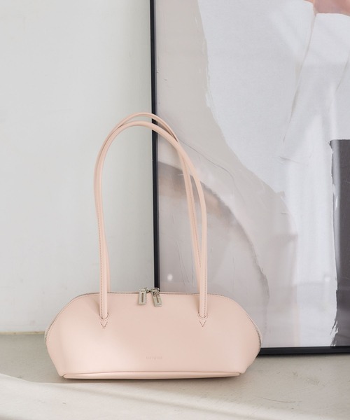 BARNYARDSTORM（バンヤードストーム）の「BARNYARDSTORM / ADDCULUMN(アドカラム)別注 / ボストンS（ハンドバッグ・レディース・ライトブラウン/ブラック/ピンク・FREE）」の16枚目の写真