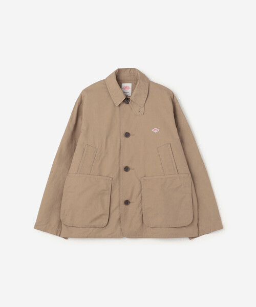 ダントン DANTON コットンリネン カバーオールDK.SAX Size 40 DANTON | コットンリネン カバーオールシャツ MEN（カバーオール