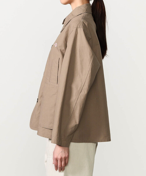 DANTON(ダントン)の「DANTON | コットンリネン ワークジャケット WOMEN(カバーオール・レディース・オフホワイト/ベージュ系その他・36)」の15枚目の写真