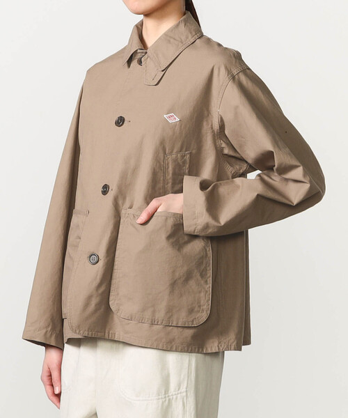 DANTON(ダントン)の「DANTON | コットンリネン ワークジャケット WOMEN(カバーオール・レディース・オフホワイト/ベージュ系その他・36)」の16枚目の写真
