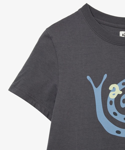 aeae(エーイーエーイー)の「SNAIL T-SHIRTS(Tシャツ/カットソー・レディース・ホワイト/チャコールグレー・FREE)」の10枚目の写真