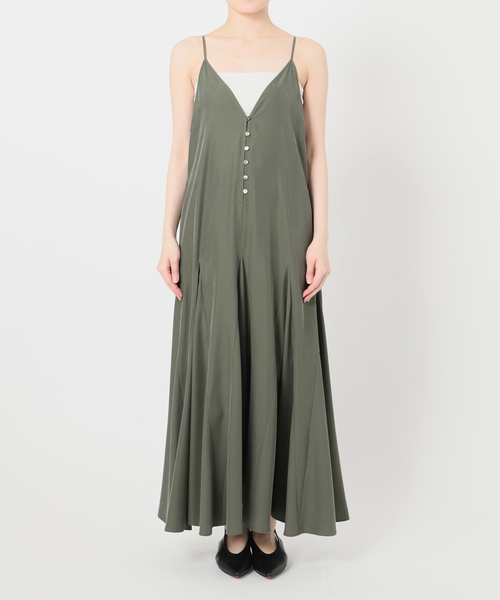 SLOBE IENA（スローブイエナ）の「フィブリルキャミワンピース（ワンピース・レディース・カーキ/ブラック・FREE）」の20枚目の写真