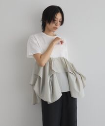異素材MIXタックプルオーバー2