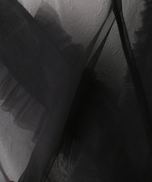 IENA(イエナ)の「MARGE/マージ TULLE GILET ジレ 1011-0102-632(その他アウター・レディース・ブラック/グレー・FREE)」の10枚目の写真