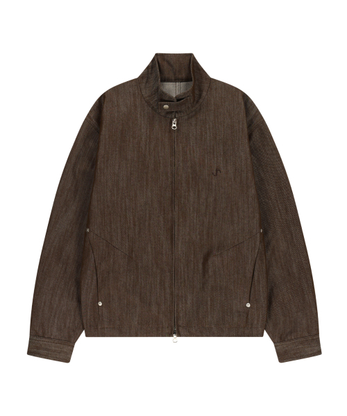 OJOS(オホス)の「Metal Denim Bomber Jacket / Brown(ブルゾン・レディース・その他・2/3/1)」の2枚目の写真