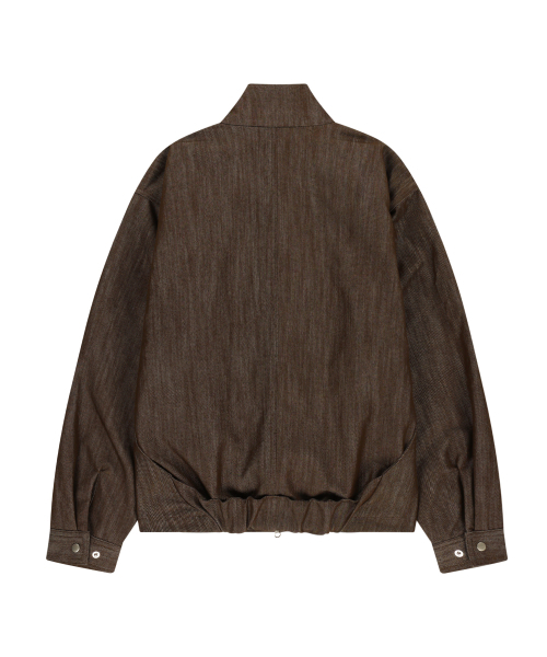 OJOS(オホス)の「Metal Denim Bomber Jacket / Brown(ブルゾン・レディース・その他・2/3/1)」の3枚目の写真