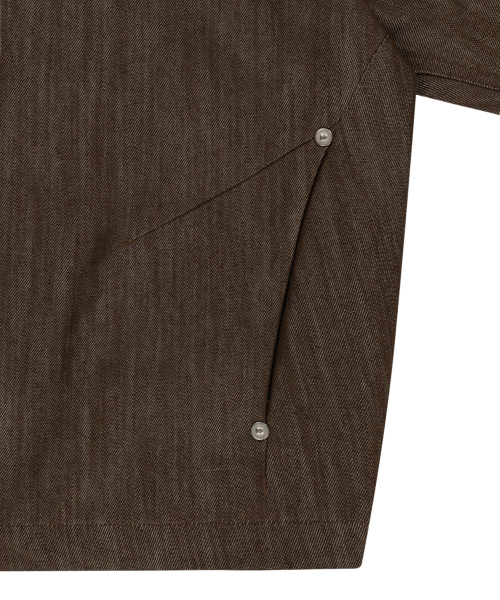 OJOS(オホス)の「Metal Denim Bomber Jacket / Brown(ブルゾン・レディース・その他・2/3/1)」の5枚目の写真