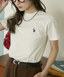 U.S. POLO ASSN. × PUBLUX/ユーエスポロアッスン 別注 クルーネック Tシャツ 限定展開