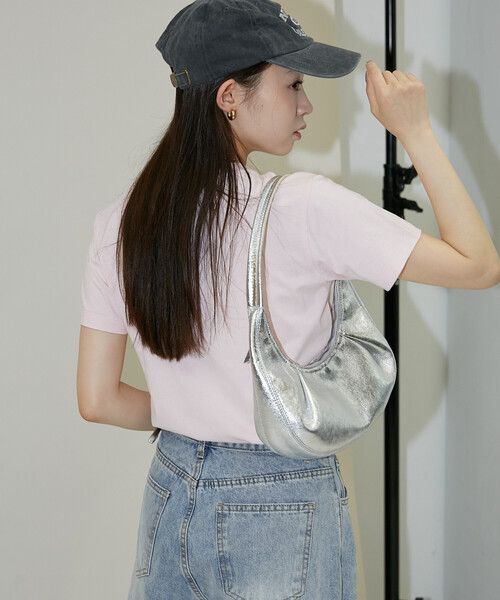 U.S. POLO ASSN.(ユーエスポロアッスン)の「U.S. POLO ASSN. × PUBLUX/ユーエスポロアッスン 別注 クルーネック Tシャツ 限定展開(Tシャツ/カットソー・レディース・ネイビー/ピンク/ブラウン/オフホワイト/グレー/ブラック・フリ-)」の16枚目の写真