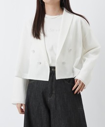 LUCA/LADY LUCK LUCA（ルカ/レディラックルカ）の「LC/LLL メッシュダブルジャケット（テーラードジャケット）」