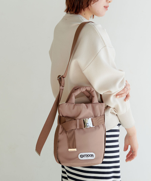 CROSS FUNCTION(クロスファンクション)の「OUTDOOR PRODUCTS (アウトドアプロダクツ) 2WAYベルトトートバッグSS【CROSS FUNCTION/クロスファンクション】(トートバッグ・レディース・ブラック/モカ・FREE)」の13枚目の写真