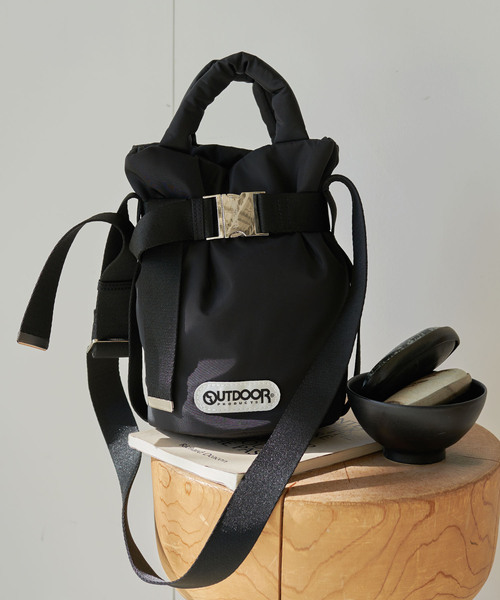 CROSS FUNCTION(クロスファンクション)の「OUTDOOR PRODUCTS (アウトドアプロダクツ) 2WAYベルトトートバッグSS【CROSS FUNCTION/クロスファンクション】(トートバッグ・レディース・ブラック/モカ・FREE)」の17枚目の写真